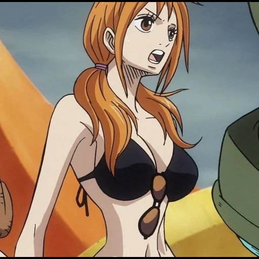 nami, anime girl, nami robin vivi, karakter anime, one piece fan service