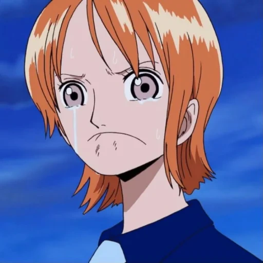 nami, van pease, van pisi nanometer, cartoon character, one piece animation