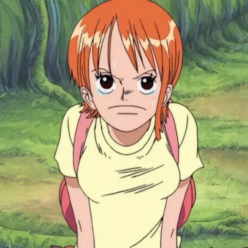 nami, animation, luffy demon, cartoon characters, one piece nami face