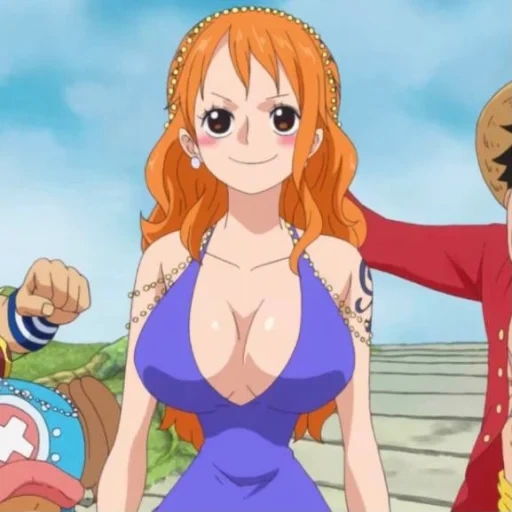 naomi van pis, manky de luffy, nami luffy van pis, impératrice luffy van pishani