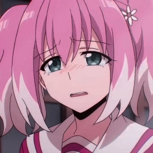 animation, anime girl, pink anime, incompetent nana, cartoon characters