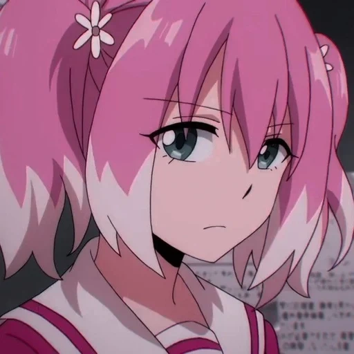 anime, anime frau, anime mädchen, rosa anime, anime charaktere