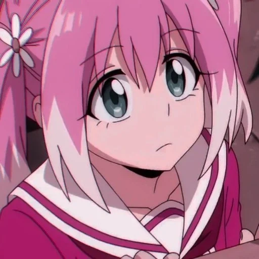 hiromu nana, anime nanami, anime girl, anime nana yang tidak kompeten, ping mu na na biasa-biasa saja na na