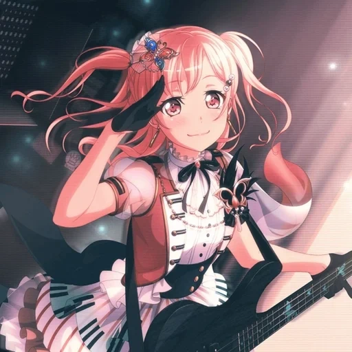 ide anime, nanami bandori, karakter anime, nanami bang dream, bang dream girls band party