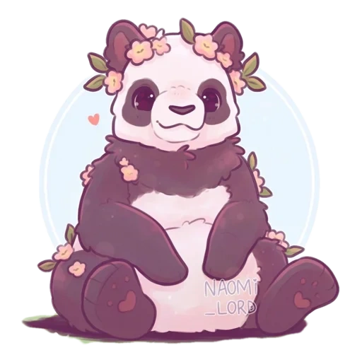 naomi lord panda, panda dibujo lindo, panda es un dibujo dulce, los dibujos de panda son lindos