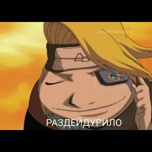 naruto, dedar, deidara, dardara naruto, the funny face of naruto