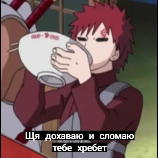 gaara, anime gaara, gaara naruto, naruto gaara, gaara está triste