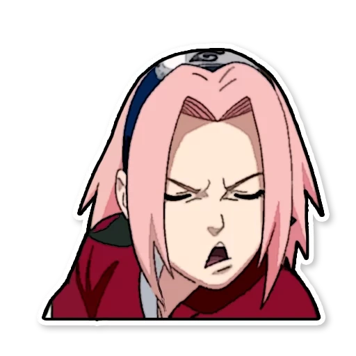 le visage de sakura, sakura haruno, evil sakura haruno, sakura haruno régime sanina