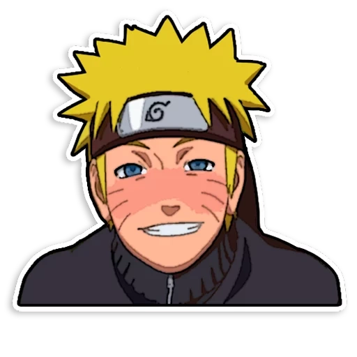 naruto, le visage de naruto, icône de naruto, naruto uzumaki