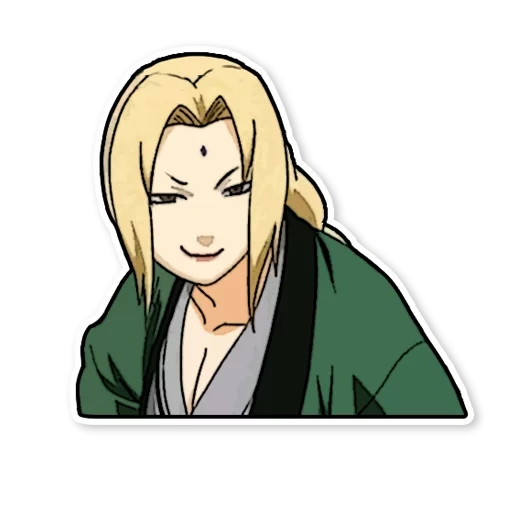 tsunade, hokage tsunade, senju tsunade, tsunade senju hokage, stiker naruto tsunade