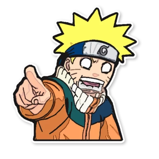 naruto, naruto sticker, naruto s01e03 naruto