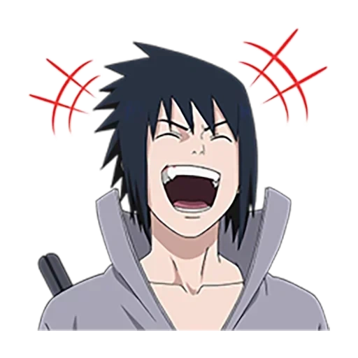 sasuke, sasuke, sasuke laughs, smiling sasuke, sasuke uchiha laughs