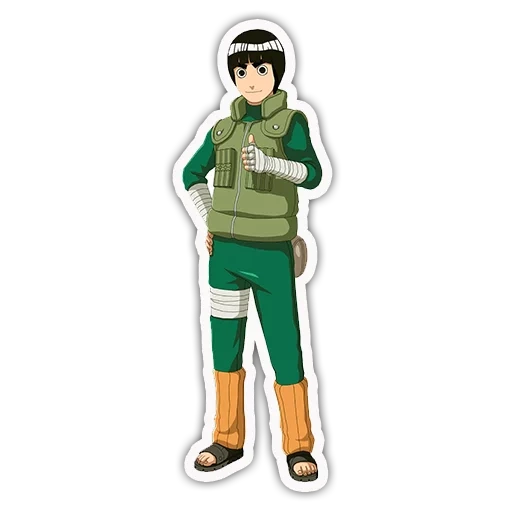 rockley, maitogai, park lee naruto, maiteng covers the whole height, naruto character rock lee