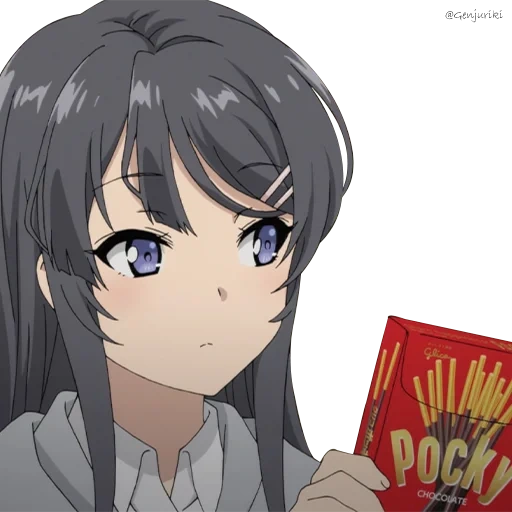 anime girl, anime charaktere, sakurajima, seishun buta yarou, anime mädchen charakter