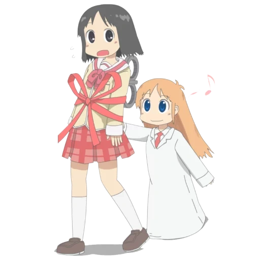 nichijou, nichijou nano, anime nichijou, nichijou animated series, nichijou minha vida comum