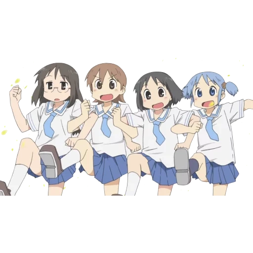 nichijou, nichijou yuri, nichijou dance, nichijou yuko may, the little things of life nichijou