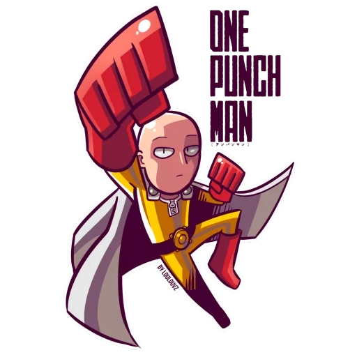 vanpanchman, logo one punch man, hudie anime yang terlalu besar, logo one punch man, bit satu punch man baja