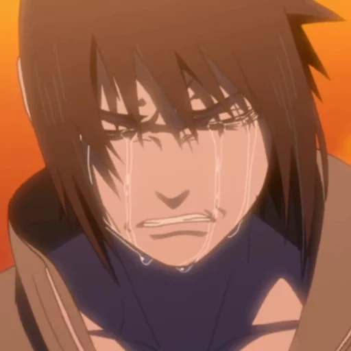 саске, sasuke, наруто, саске без эмоций, саске плачет после смерти итачи