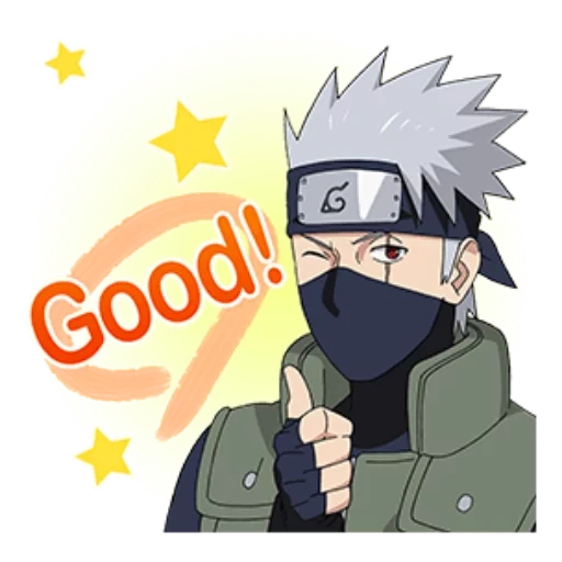 chateo kakashi, anime naruto kakashi, naruto kakashi chataka, pegatinas de naruto kakashi, anime naruto kakashi chataka