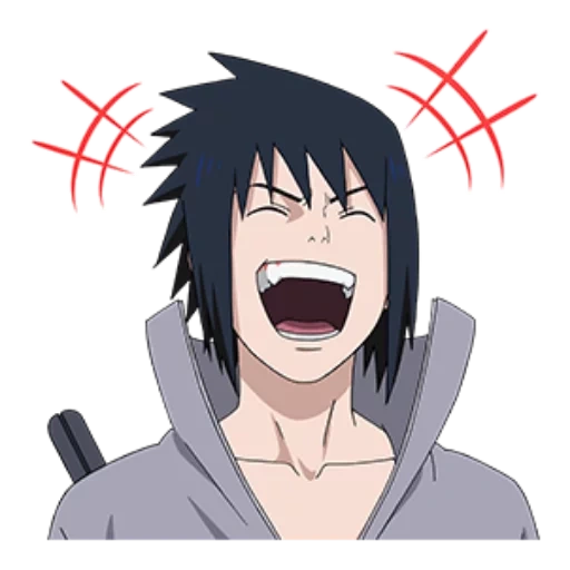 sasuke, sasuke, sorriso de sasuke, nei zhibozo ajuda a rir, nei zhibozo ajuda a sorrir