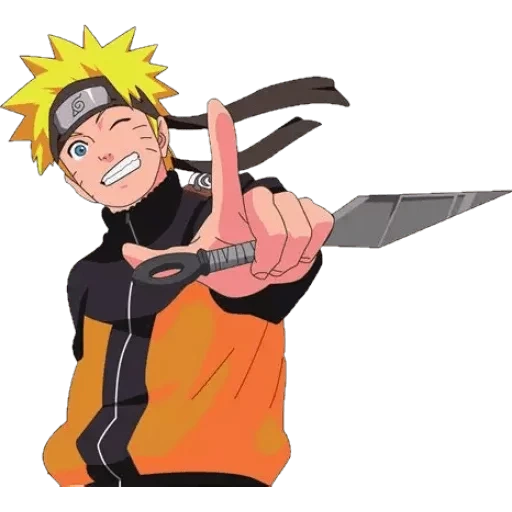 naruto, naruto clipart, naruto uzumaki, naruto avec un fond blanc, kunai anime naruto