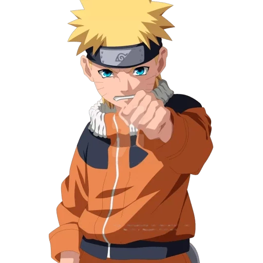 naruto, yucho mingren, ninja de fogo de fundo branco, naruto uzumaki genin, naruto uzumaki chuunin