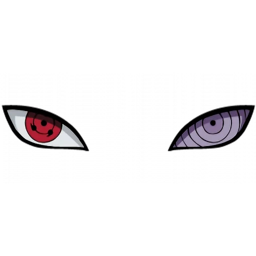 la figura, occhio di sarin gan, saringan rinangen, shalingen due occhi, l'occhio di sasuke nengen in bianco e nero
