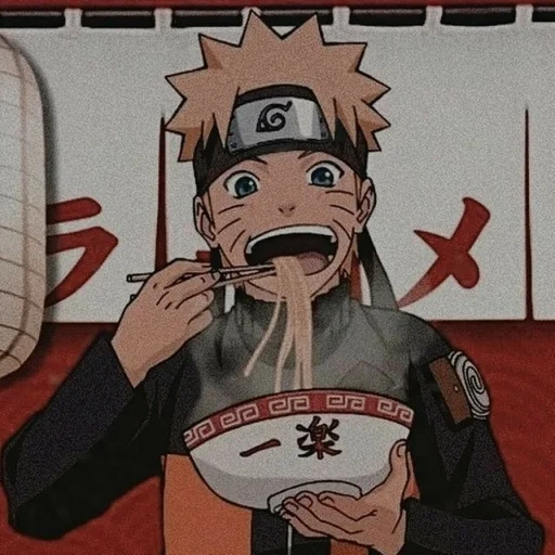 naruto, pitch naruto, naruto lamian noodles, naruto eats ramen noodles, cartoon cartoon naruto