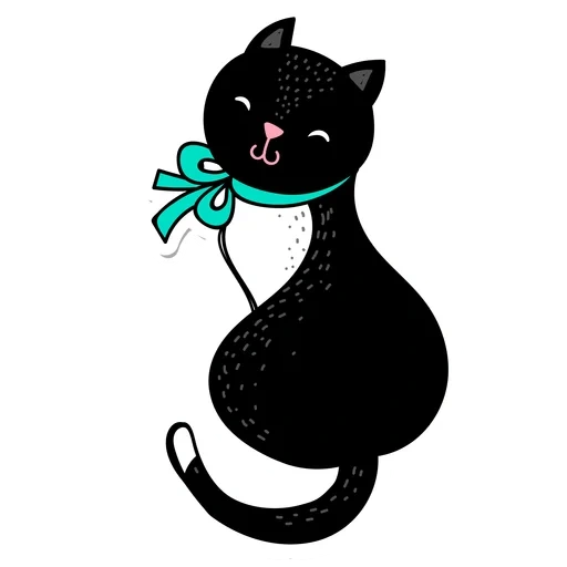 black cat, черный кот, чёрная кошка, черная кошечка, бело черная кошка