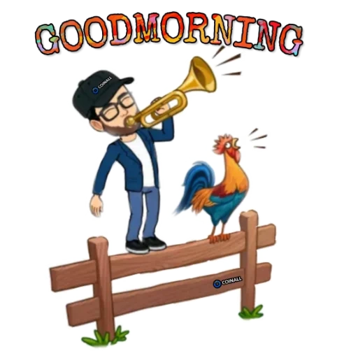 gmbh co kg, illustration, plainfield township, on the fense idioma, jazz trumpeter funny drawings