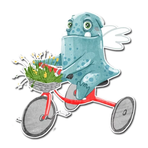 cuerpo, ilustraciones, modelo de hadas de bicicleta, modelos de dibujos animados para bicicletas, ilustraciones de bicicletas