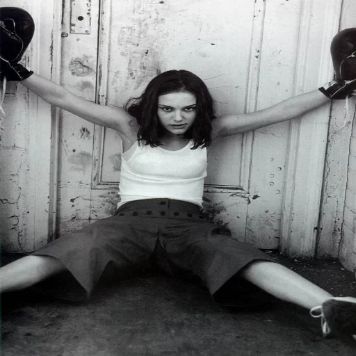 femme, jeune femme, natalie portman, natalie portman 1998, photographie de bruce weber