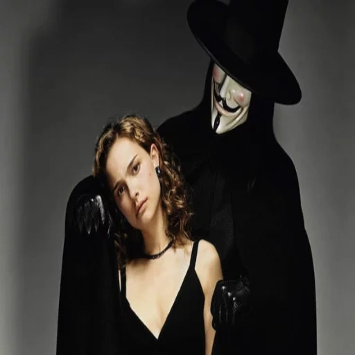 femme, humain, jeune femme, alors wendetta, v signifie wendetta