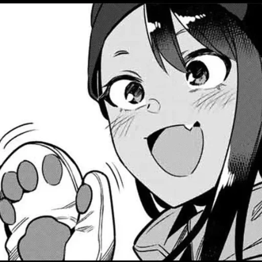 manga anime, manga nagatoro, karakter anime, manga anime nagatoro, manga tidak mengejek nagatoro