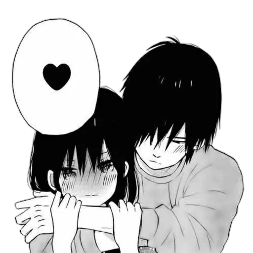 couple de bande dessinée, anime love, bande dessinée de couple d'anime, couples mignons d'anime, beech anime love