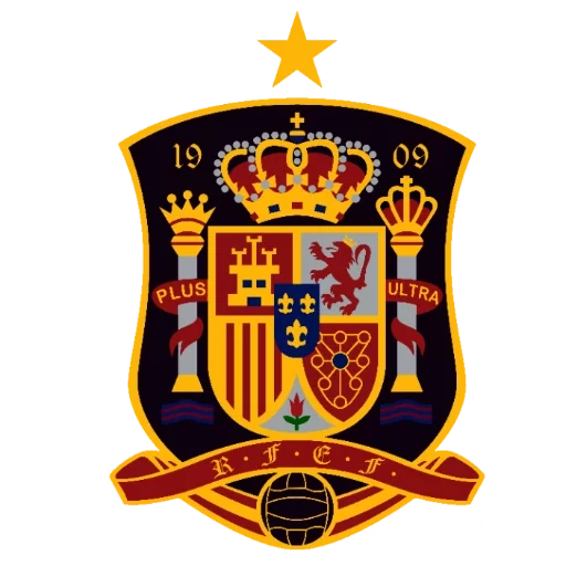 испания, эмблема испании по футболу, герб сборной испании по футболу, лого сборной испании по футболу, королевская испанская футбольная федерация