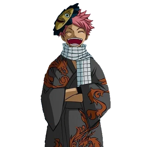 nazin, nazu dragnier, personaggio di anime, nazin ha incasinato la sciarpa, design del personaggio anime