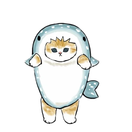 gambarnya lucu, hewan hewan itu lucu, catfu mofu shark, gambar lucu sapi, gambar kucing lucu