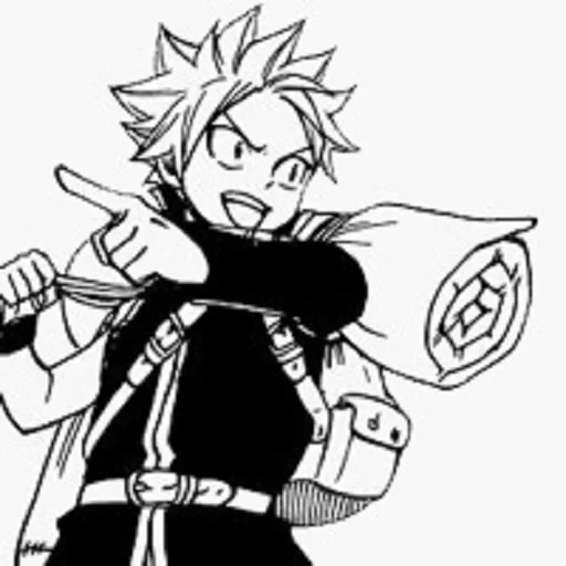 conto de fadas, natsu dragneel, natsu arrastou cherno, manga tail fairy natsu, natsu dragão preto branco