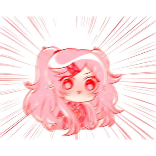 arte de animación, animación de caramelos de algodón, edith anime rosa, natsuki savisavichan, chica de cómic en movimiento