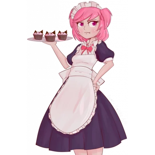 xia mu ddlk, summer moon maid, xia mu's maid, ddlc summer wood maid, summer wood pier maid