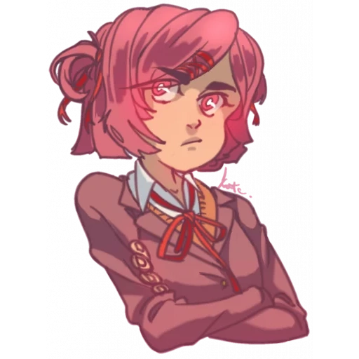 ddlc, natsuki, xia mu ulyana, adulti di legno estivo, xia mu marina