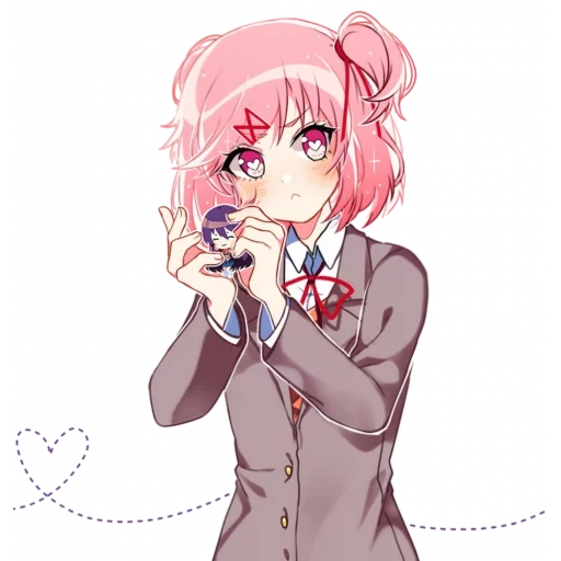 natsuki, doki doki, yuri natsuki, shamiki chang, natsuki ddlk