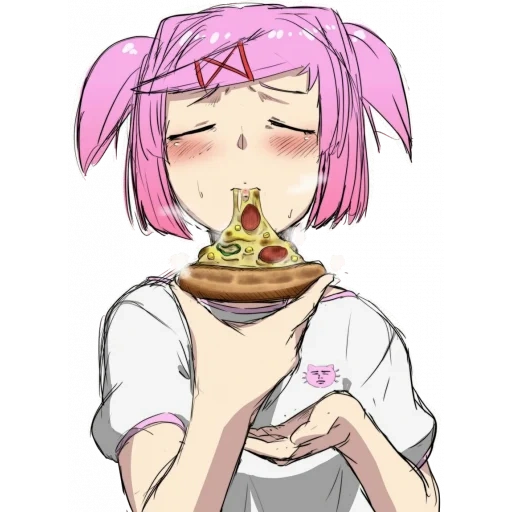 natsuki, natsuki vomitando, kexik natsuki, menina anime, natsuki doki doki