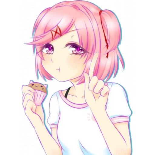 natsuki, xia mu marina, natsuki ddlk, xia mu marina, anime doki doki natsuki