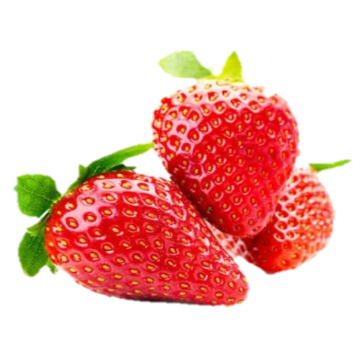 strawberries, ripe strawberry, fresh strawberry, strawberries and raspberries, strawberry white background