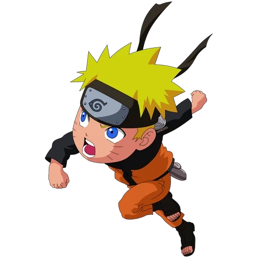 naruto, ninja de sombra de fogo chibi, herói chibi naruto, naruto uzumaki chibi, a parede vermelha do naruto de sombra de fogo é toda alta