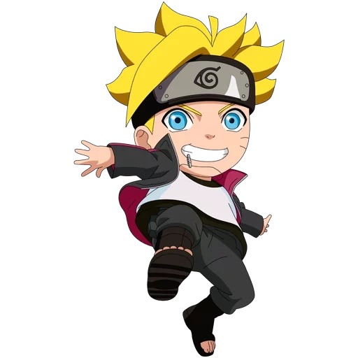 boruto, boruto chibi, ninja de fogo, ninja de sombra de fogo bao teng chibi, boruto a próxima geração de naruto