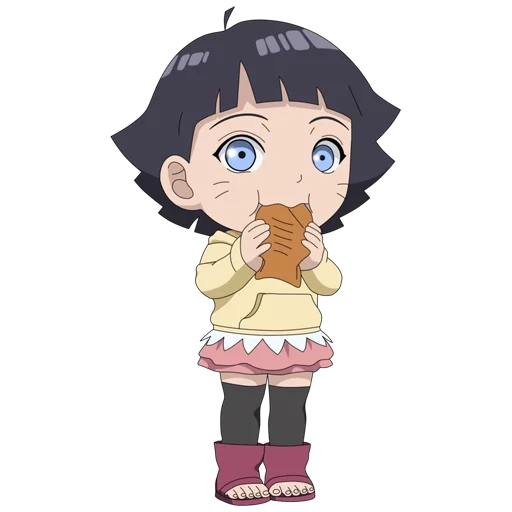 himawari, chibi himawari, anime himawari, himawari uzumaki, hinata hyuga chibi