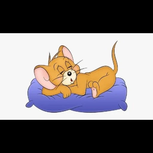 gato, tom jerry, jerry está mintiendo, tom jerry srisovka, el ratón de jerry está durmiendo